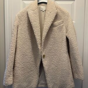 Vince. Women's Off-White Teddy Jacket